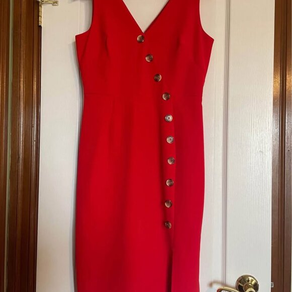 Coral Summer Dress - Picture 1 of 4